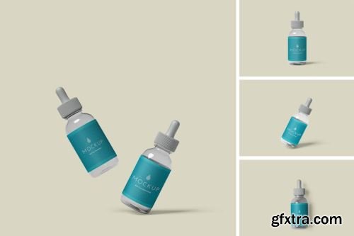 Dropper Bottle Mockup Collections 13xPSD