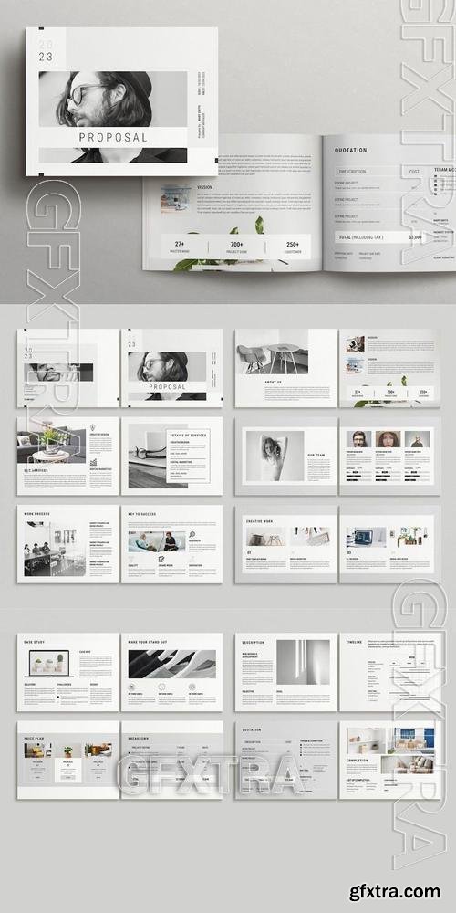 Business Proposal Template Landscape ULBX5WS Business Proposal Template Landscape ULBX5WS