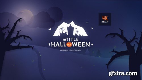 MotionVFX - mTitle Halloween for Final Cut Pro