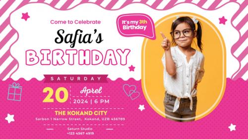 Birthday Invitation | MOGRT - 50932418