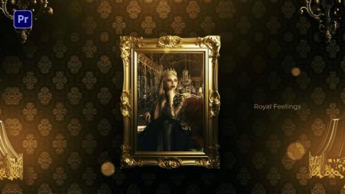 Luxury Golden Frame Display - 50933181