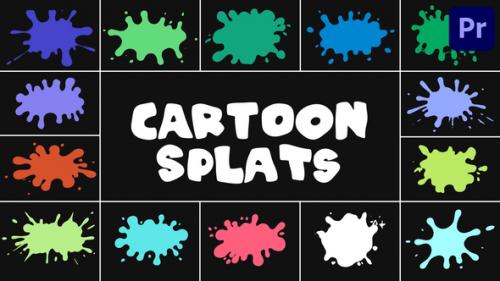 Cartoon Splats for Premiere Pro - 50940953