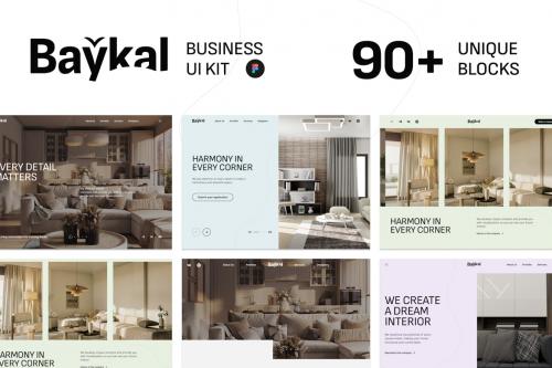 Baykal Business Website UI Kit