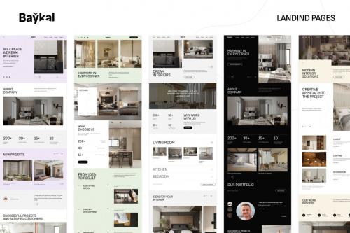 Baykal Business Website UI Kit