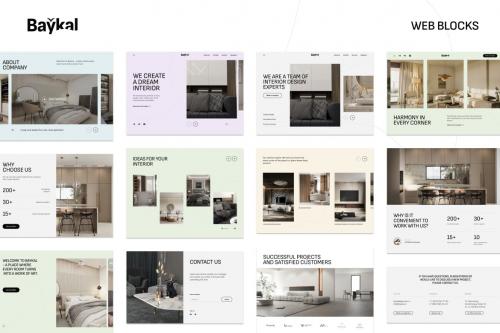 Baykal Business Website UI Kit