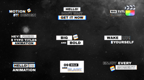 Bold Text Titles / FCPX - 51006220