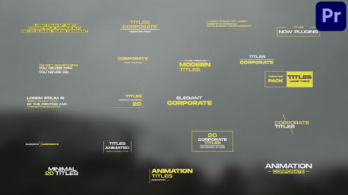 Minimal Corporate Titles - 46365232