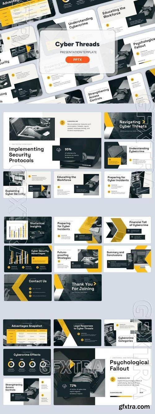 Cyber Threads - Powerpoint Templates EZVB242 Cyber Threads - Powerpoint Templates EZVB242