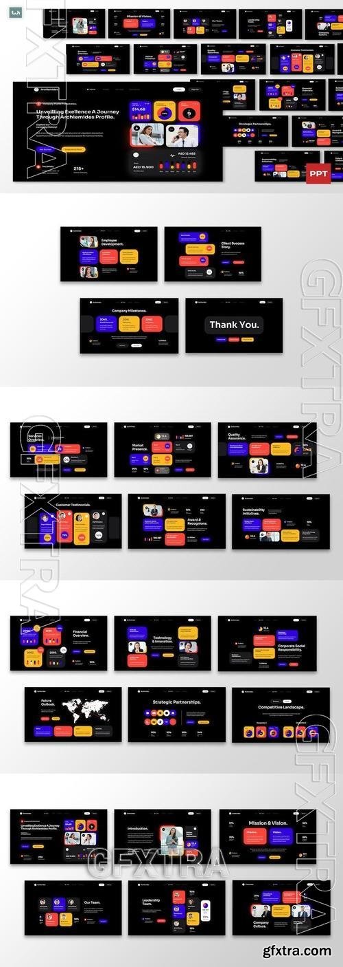 Black Modern Colorful Company Profile | 004 K49T5XW Black Modern Colorful Company Profile | 004 K49T5XW