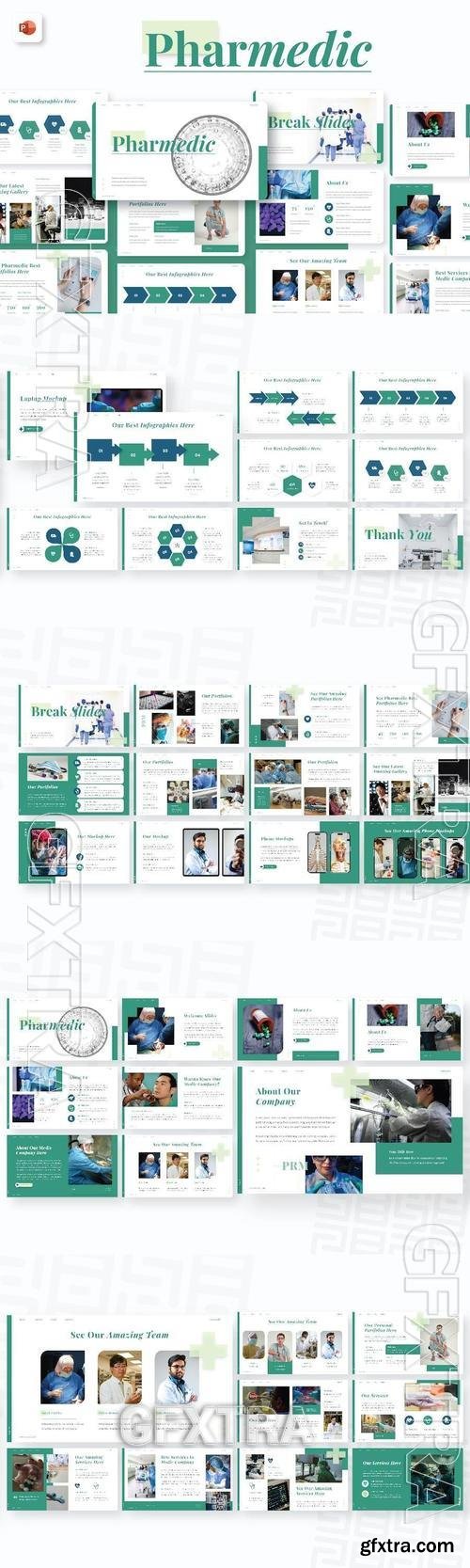 Pharmedic Medical PowerPoint Template L4LLURA