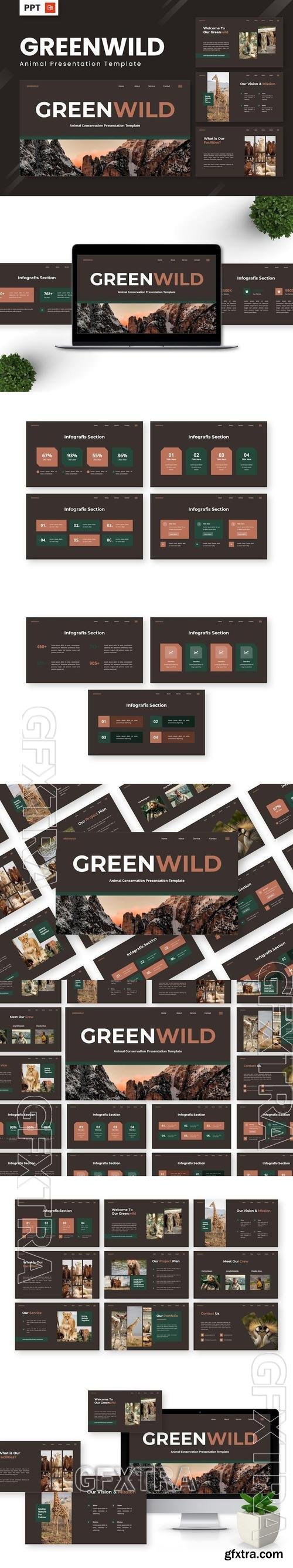 Greenwild - Animal Powerpoint Templates 6GVUUYL Greenwild - Animal Powerpoint Templates 6GVUUYL