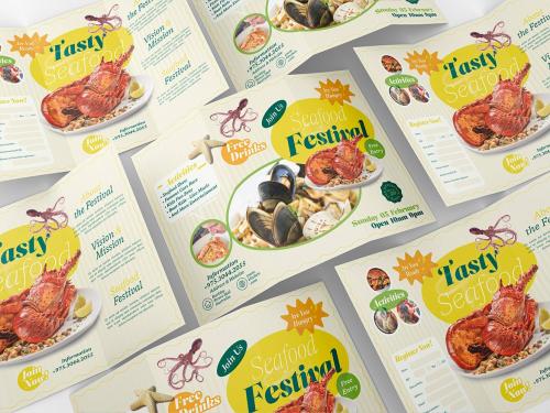 Seafood Festival - Trifold Brochure