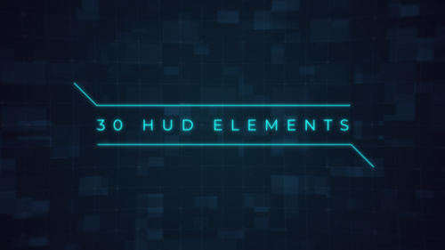 30 HUD Elements | Premiere Pro - 50949741