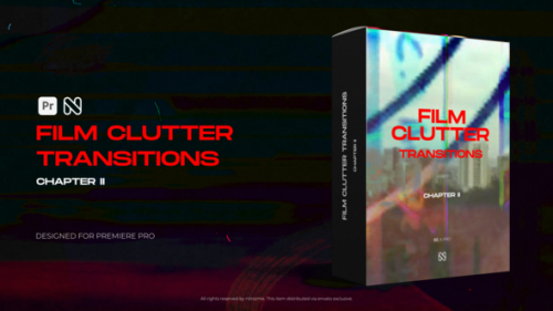 Film Clutter Transitions Vol. 02 for Premiere Pro - 50951126