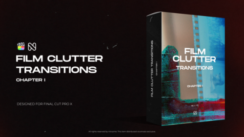 Film Clutter Transitions for Final Cut Pro X - 50951169