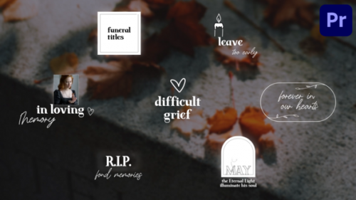 Funeral Titles for Premiere Pro - 50957760