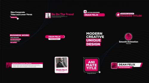 Corporate Titles Pack - 50962752