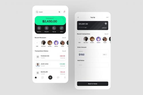 Tornado - E-Wallet App UI Kit