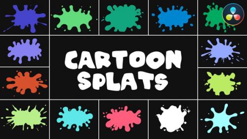 Cartoon Splats for DaVinci Resolve - 50975764