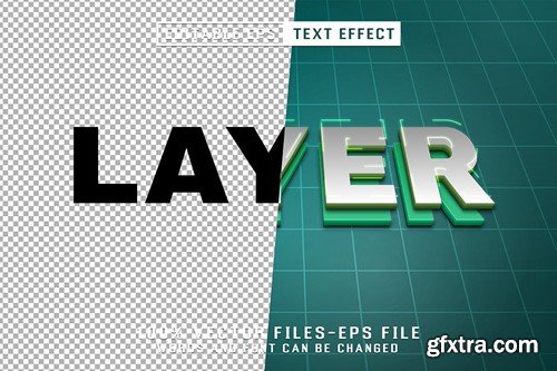 Layer Editable Text Effect 3E257CP