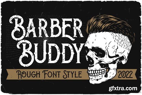 Barber Buddy Display Font R4A3TQZ