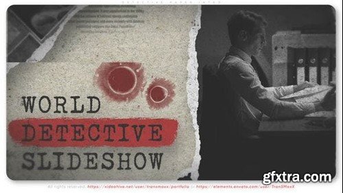 Videohive Detective Paper Intro 51171586