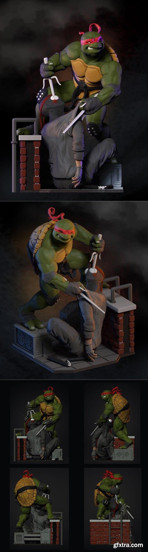 Raphael Statue – 3D Print Model