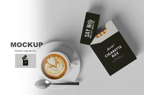 Cigarette Box Mockup