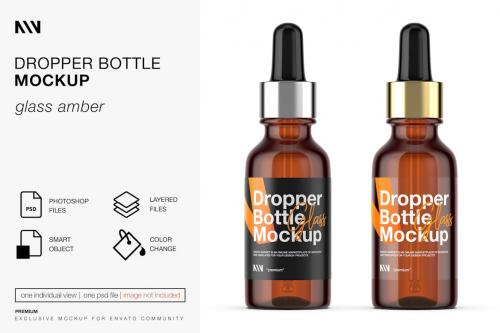 Dropper Bottle Mockup