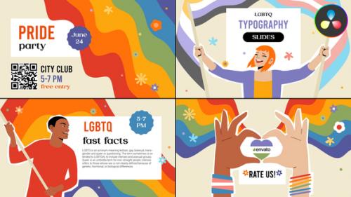 LGBTQ Typography Slides for DaVinci Resolve - 51084478