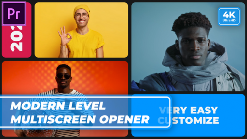 Dynamic Opener | Portfolio Slideshow | Multiscreen MOGRT for Premier Pro - 51107848