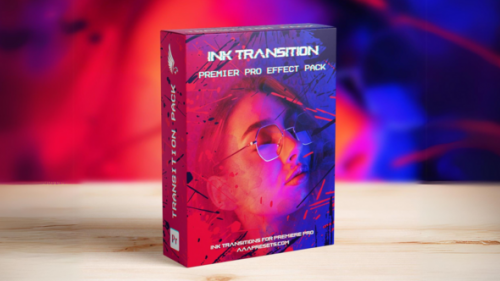 Ink drop flow Transition - Seamless Ink Effect for Adobe Premiere Pro - 51119415