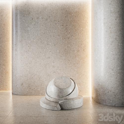 Terrazzo marble set (seamless) 