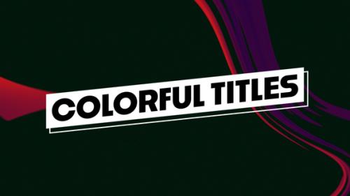 Colorful Titles | Premiere Pro - 50979999