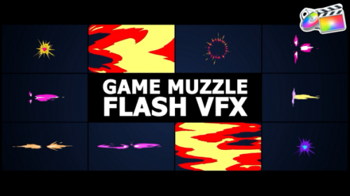 Game VFX Muzzle Flash | FCPX - 51000350