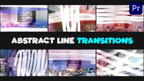 Abstract Line Transitions | Premiere Pro MOGRT - 51010910