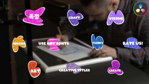 Abstract Creative Titles for DaVinci Resolve - 51013407