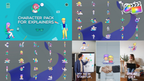 Characters Pack For Explainers for FCPX - 51014061