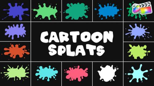 Cartoon Splats for FCPX - 51035064