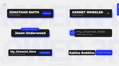 Lower Thirds: Modern (FCPX) - 51079775