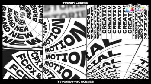 Loop Typography Scenes Pack - 51081334