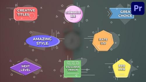 Creative Titles for Premiere Pro - 51084033