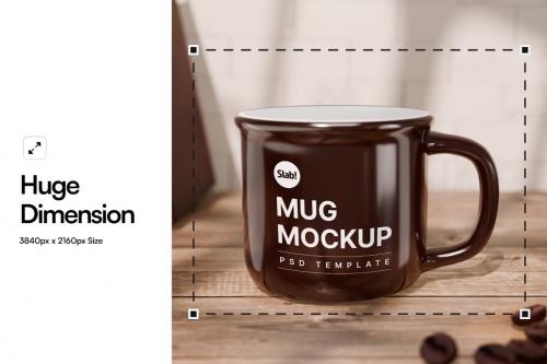 Enamel Mug Mockup