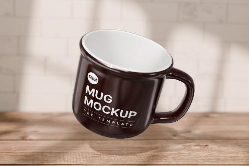 Enamel Mug Mockup