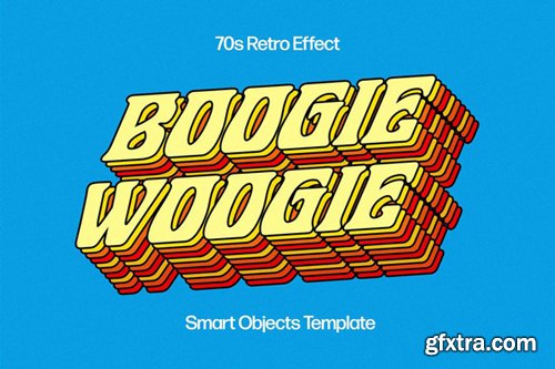 Playful 70s Retro Text Effect for Photoshop