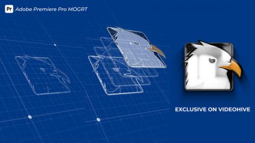 Blueprint Grid Logo Reveal MOGRT 4 - 51001239