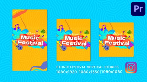 Ethnic Music Festival Event Stories Reels - 51061244