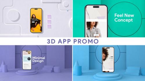 App Promo Minimal 3D - 51106578