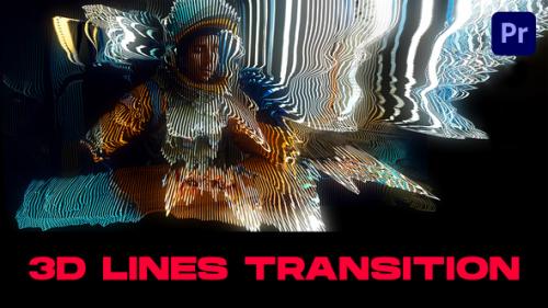 3D Lines Transitions | Premiere Pro - 51137683