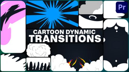 Cartoon Dynamic Transitions for Premiere Pro - 51158917